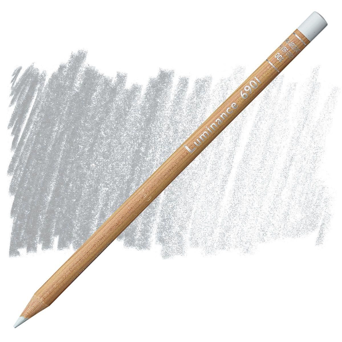 Caran d'Ache Luminance 6901 Pencil - 002 Silver Grey