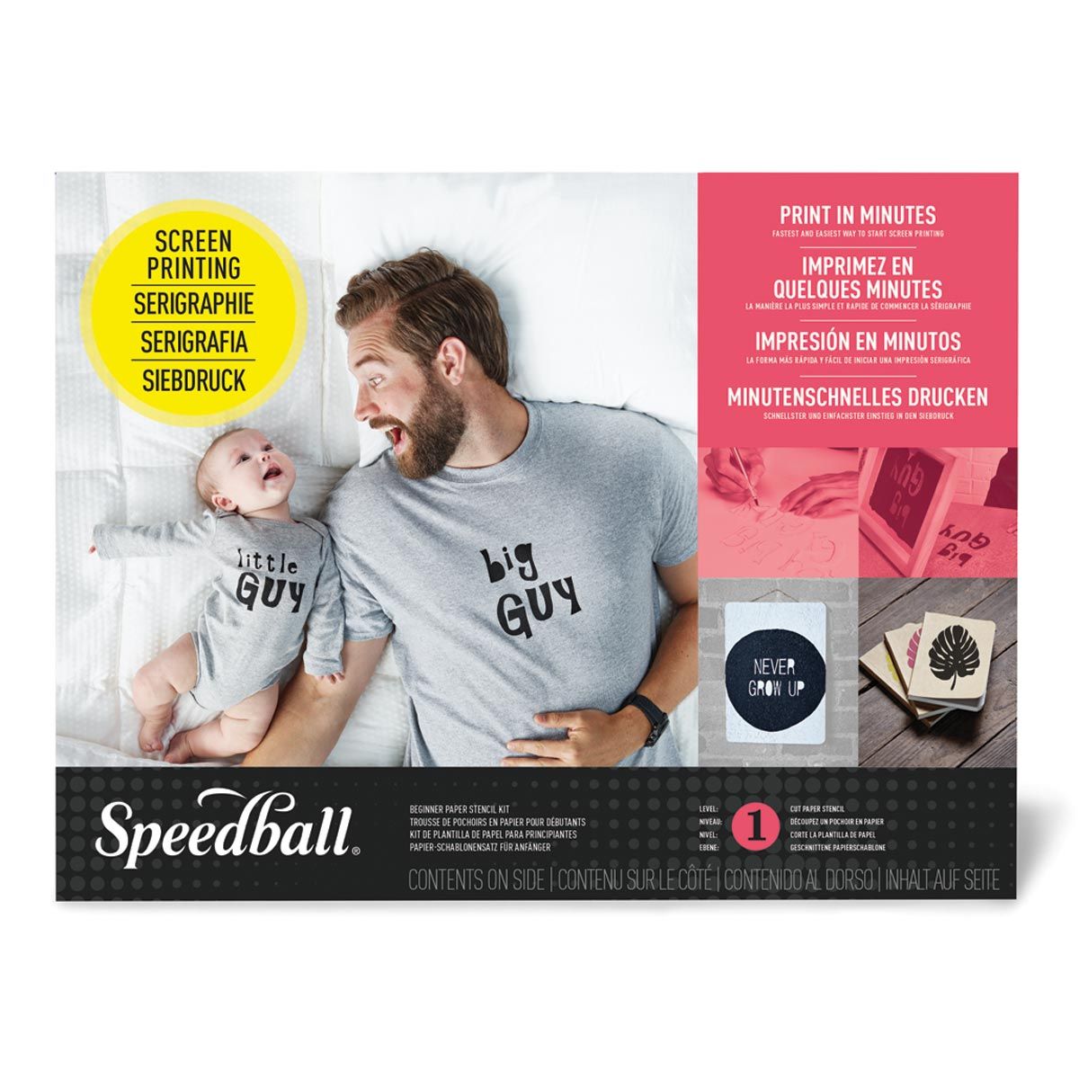 Speedball Paper Stencil Beginner Screen Printing Kit