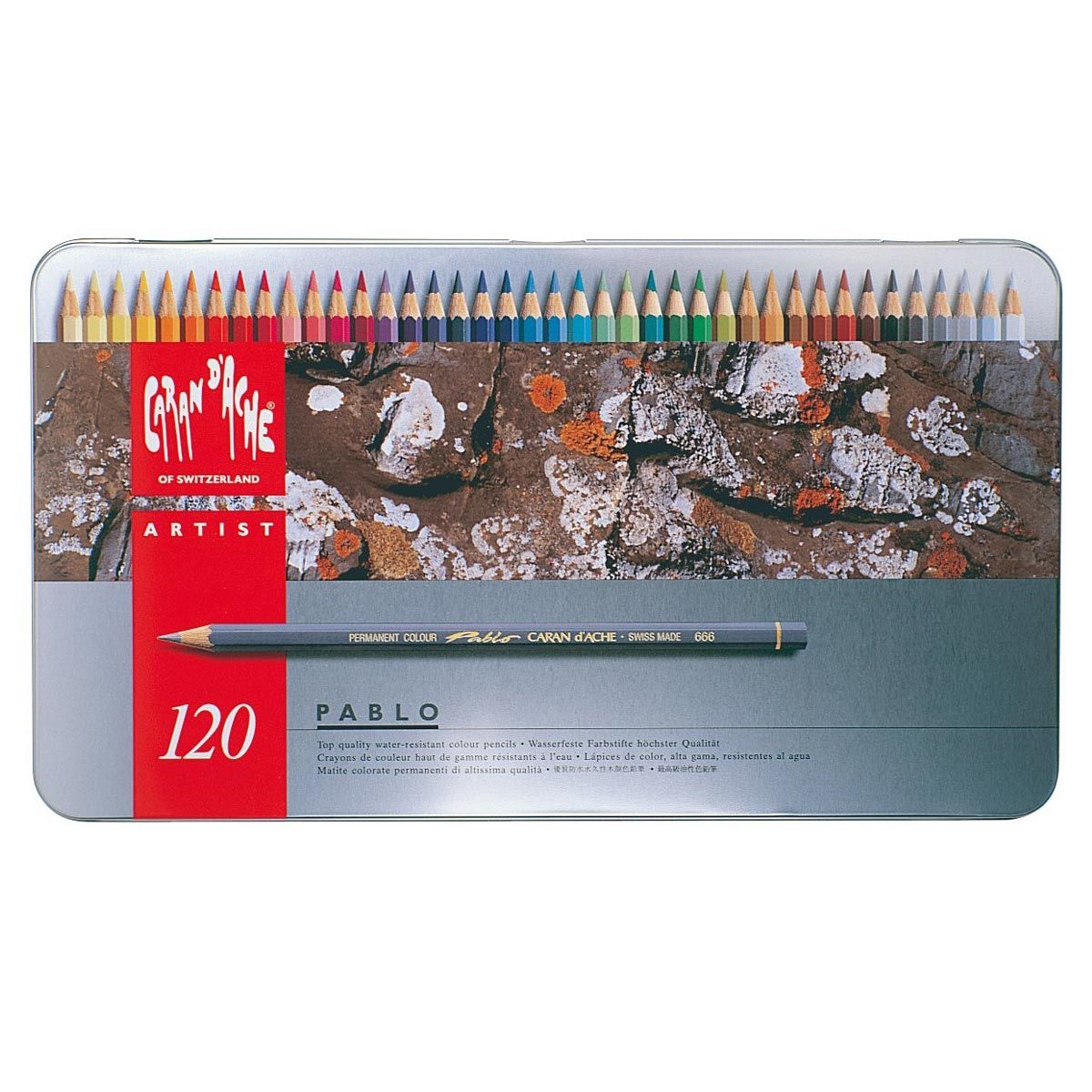 Caran d’Ache Pablo Coloured Pencil Metal Box Set of 120