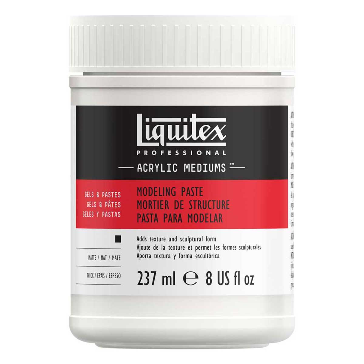 Liquitex Professional Modeling Paste Gel Medium 8 oz (237ml)