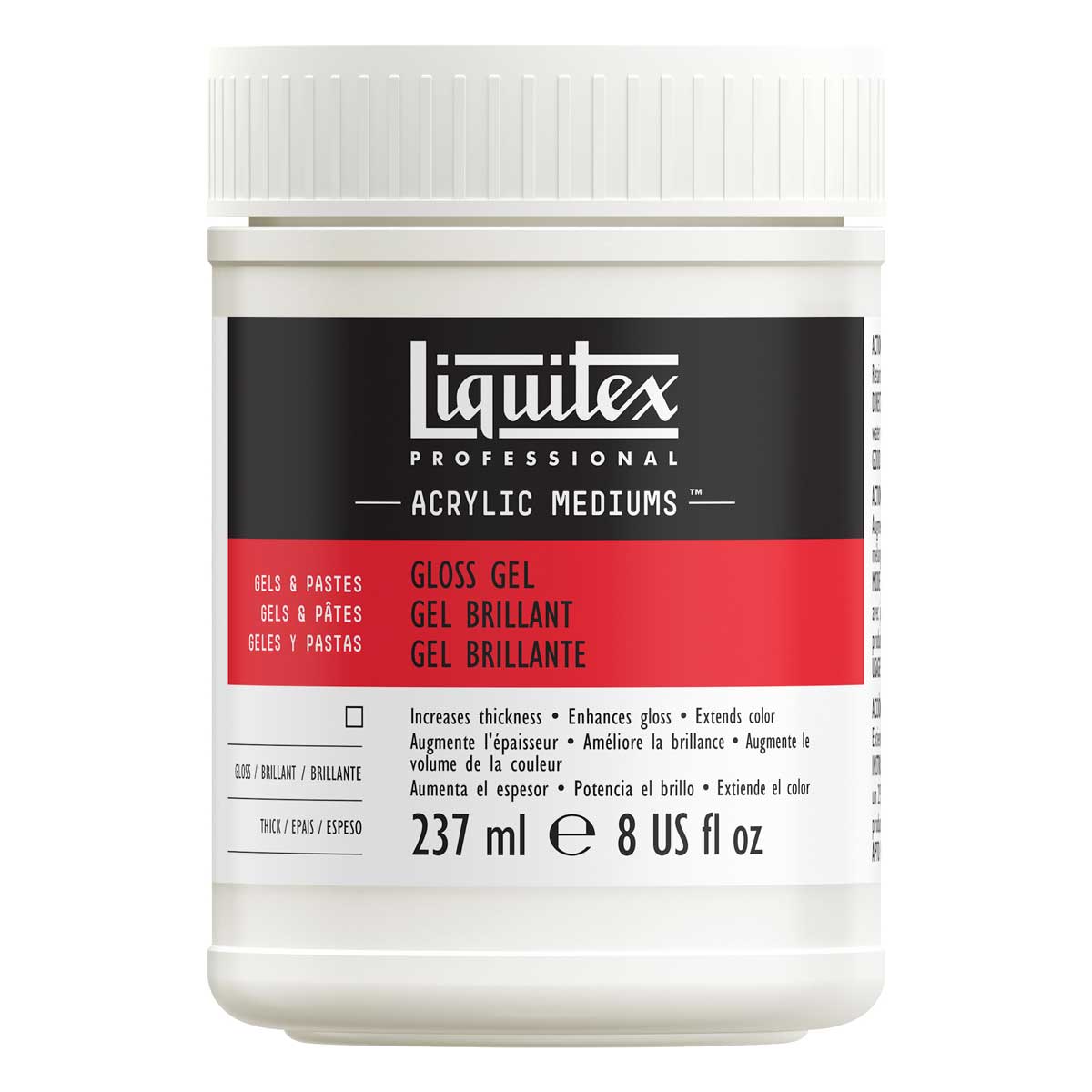 Liquitex Professional Gloss Gel Medium - 8oz (237ml)