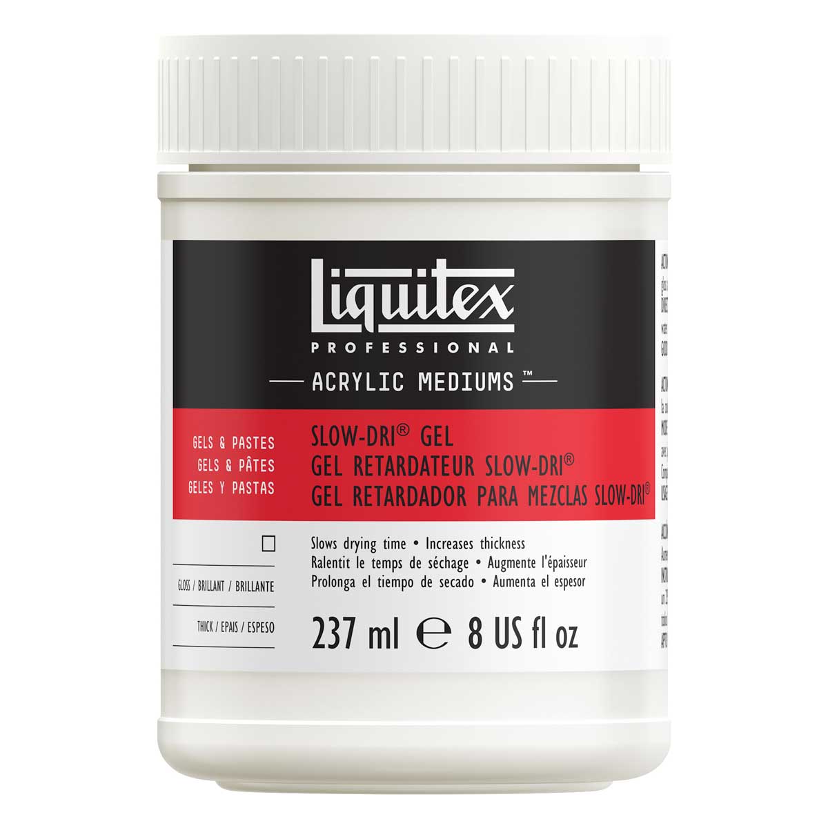 Liquitex Professional Slow-Dri Blending Gel Medium - 8oz (237ml)