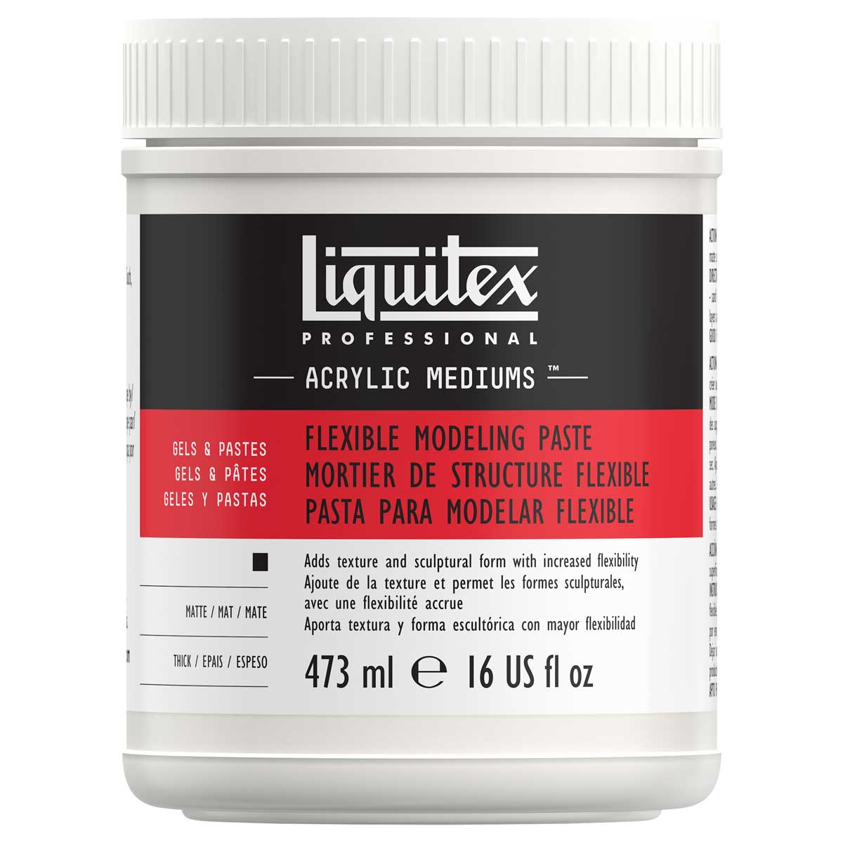 Liquitex Professional Flexible Modeling Paste 16oz (473ml)