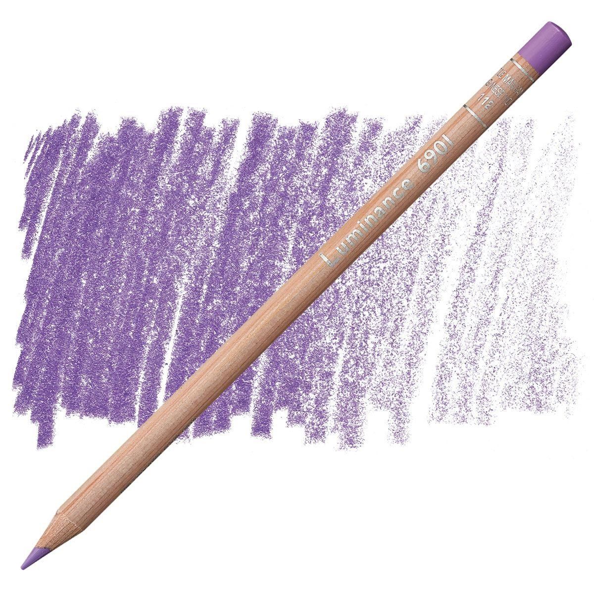 Caran d'Ache Luminance 6901 Pencil - 112 Manganese Violet