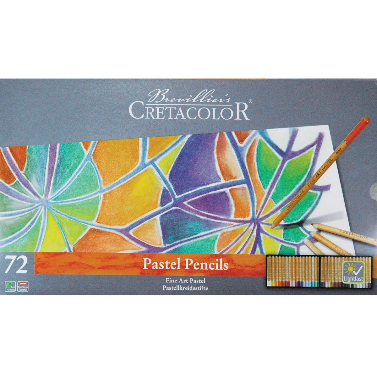 Cretacolor Fine Art Pastel Pencil Tin Set 72