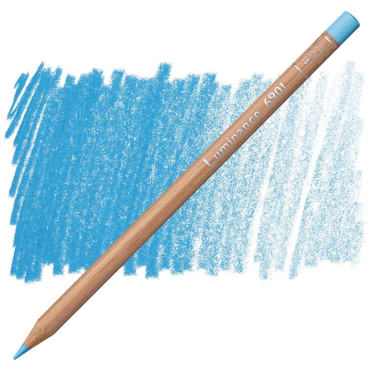 Caran d'Ache Luminance 6901 Pencil - 161 Light Blue