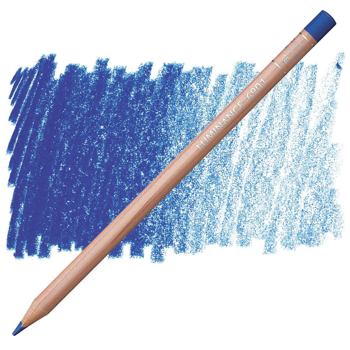 Caran d'Ache Luminance 6901 Pencil - 162 Phthalocyanine Blue