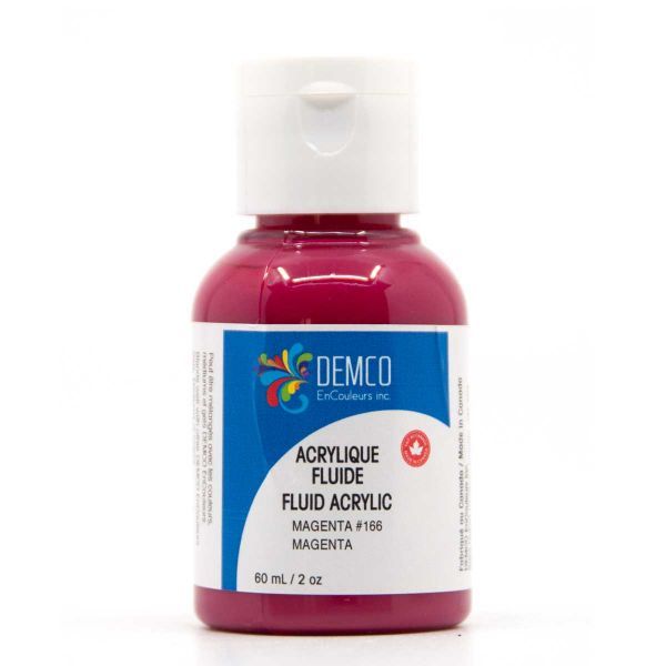Demco Fluid Acrylic Paint - Magenta 60 ml