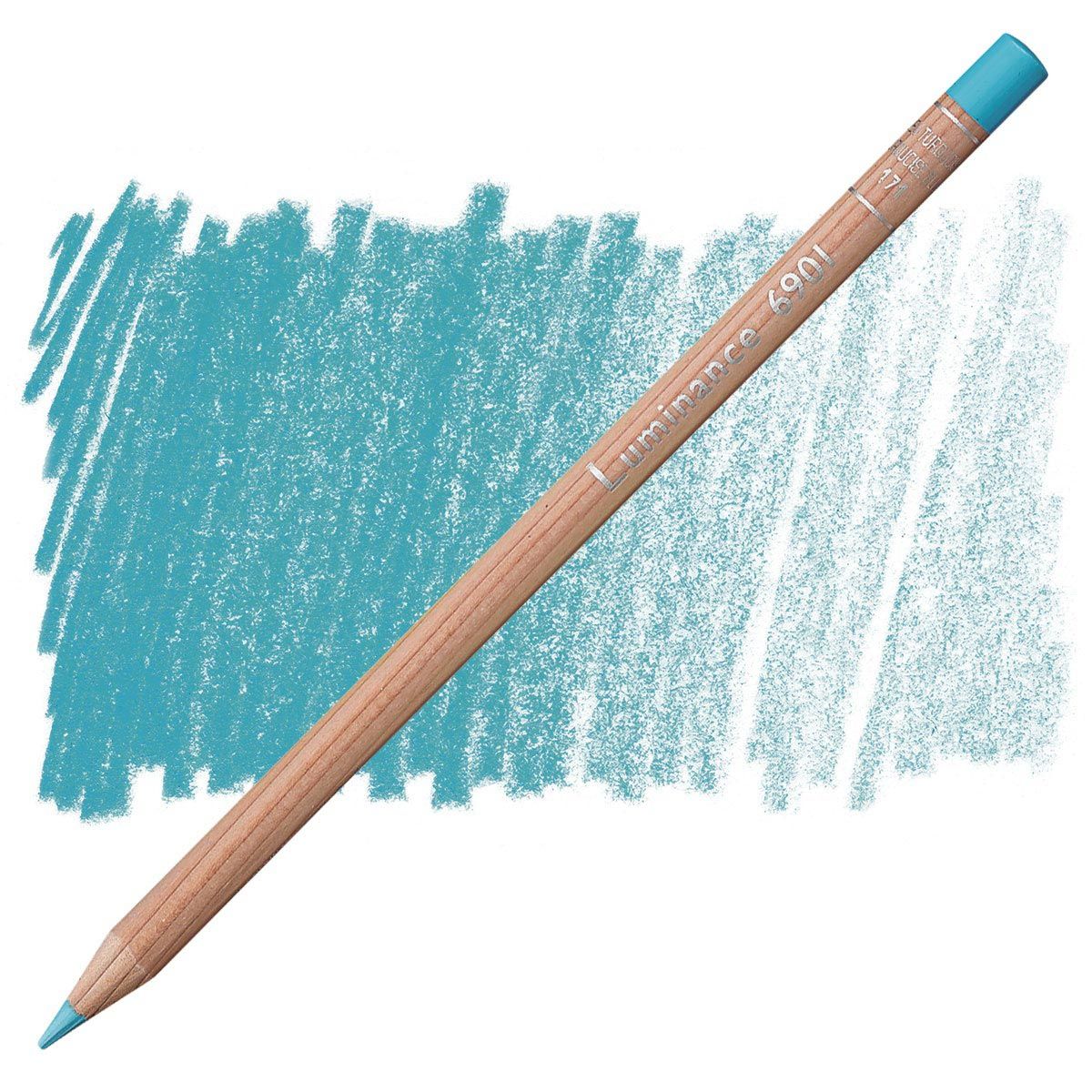 Caran d'Ache Luminance 6901 Pencil - 171 Turquoise Blue