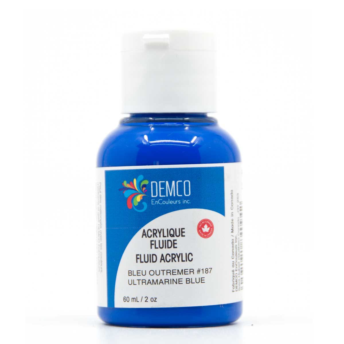 Demco Fluid Acrylic Paint - Ultramarine Blue 60 ml