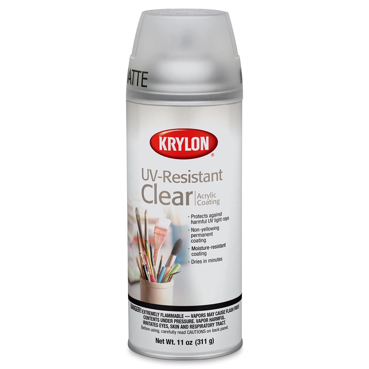 Krylon UV-Resistant Clear Matte Aerosol Spray (312g) 11oz