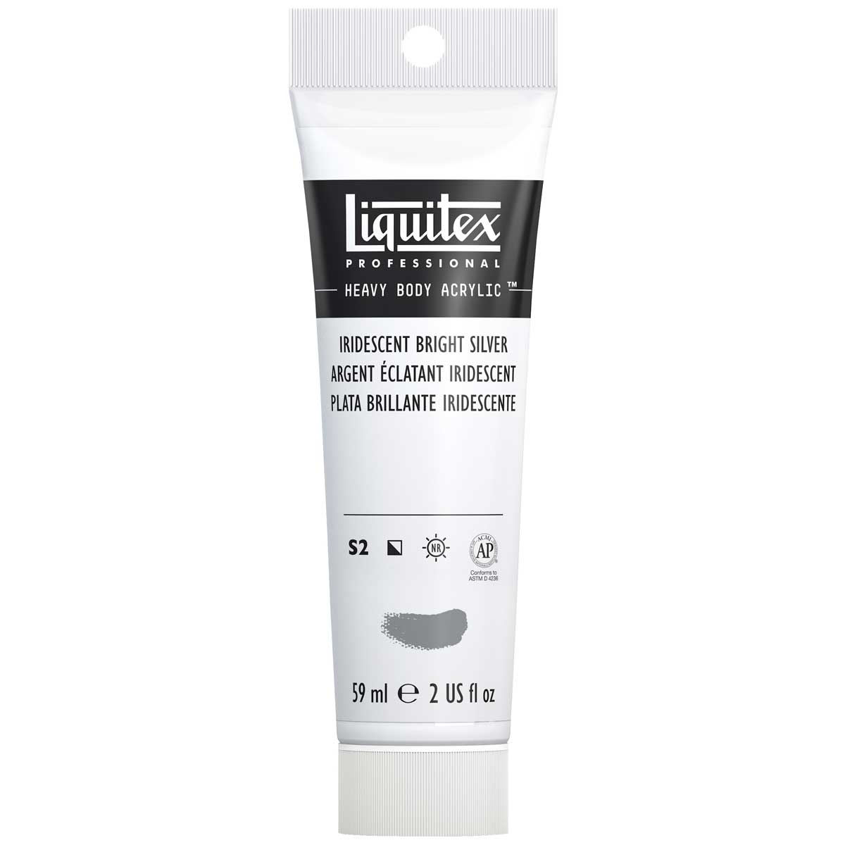 Liquitex Heavy Body Acrylic - Iridescent Bright Silver 59ml/2oz