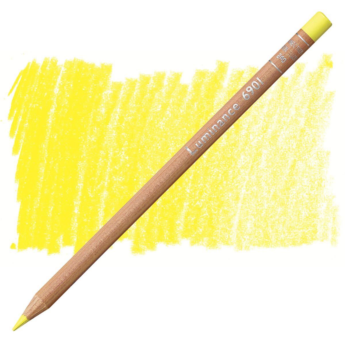 Caran d'Ache Luminance 6901 Pencil - 240 Lemon Yellow