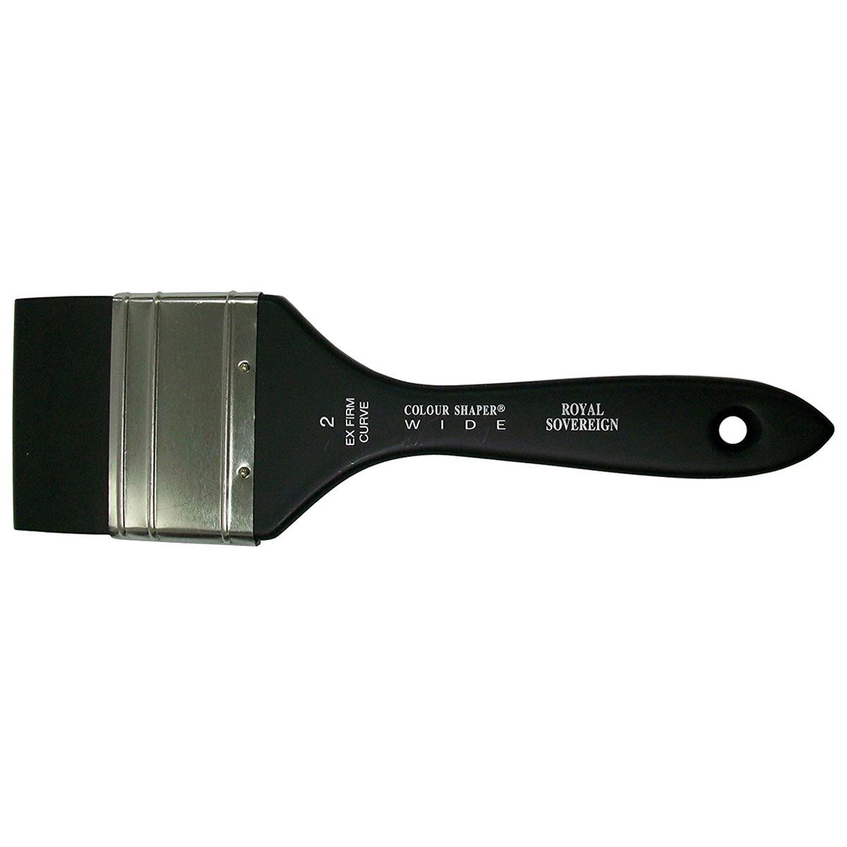 Colour Shaper Extra Firm Black - Wide Flat Brush 2 inch