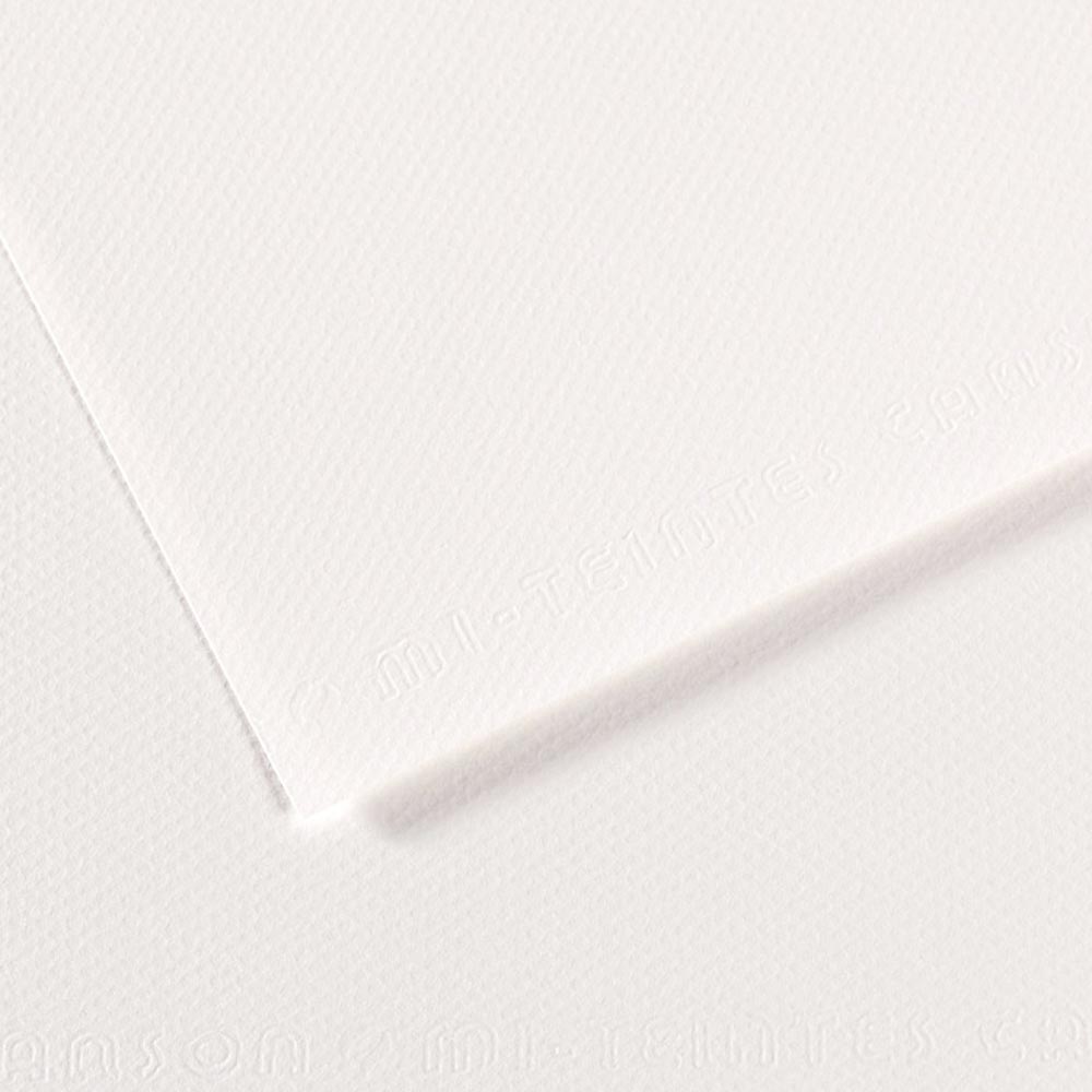 Mi-Teintes Pastel Paper 335 White 19.5x 25.5 inch