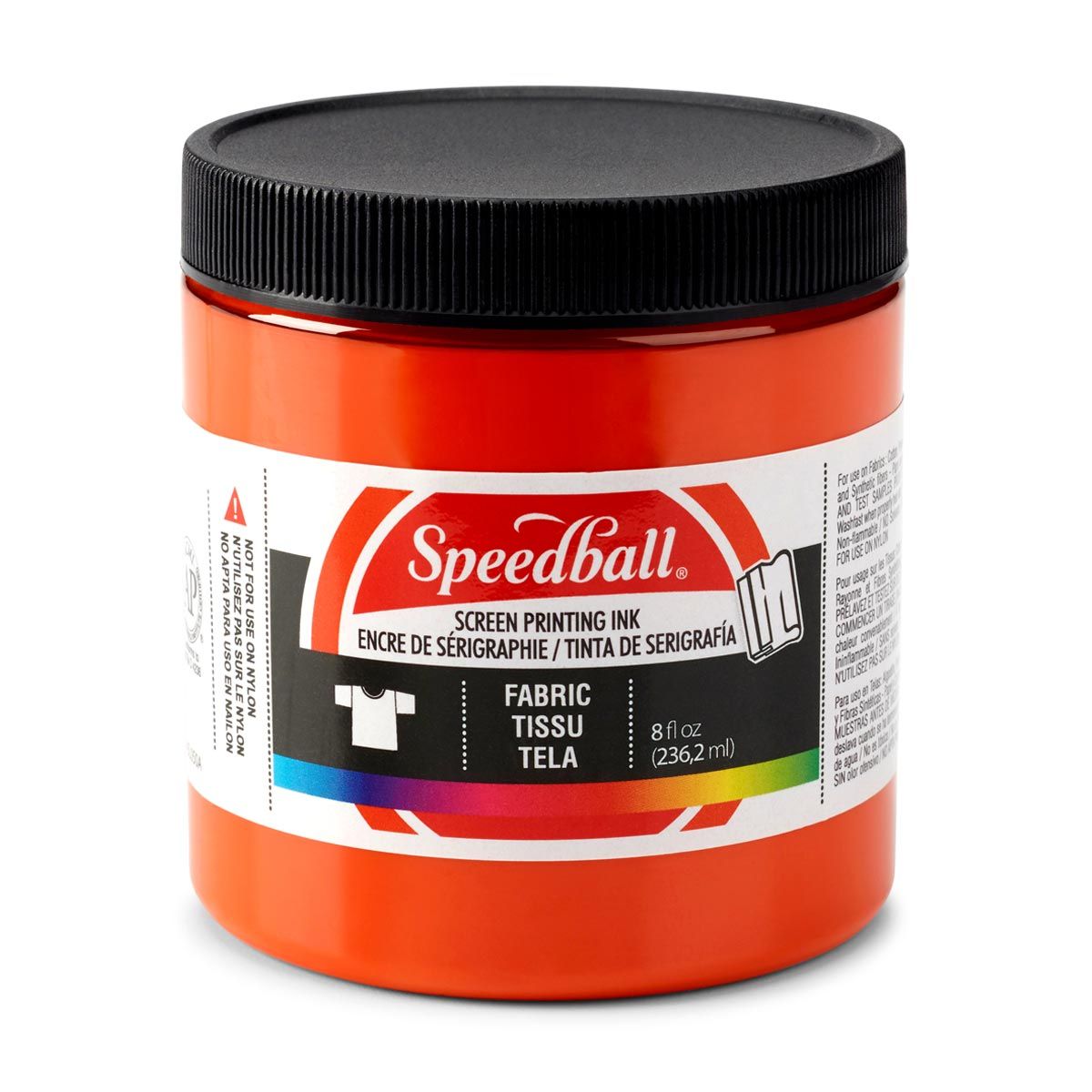 Speedball Fabric Screen Printing Ink - Orange 8oz
