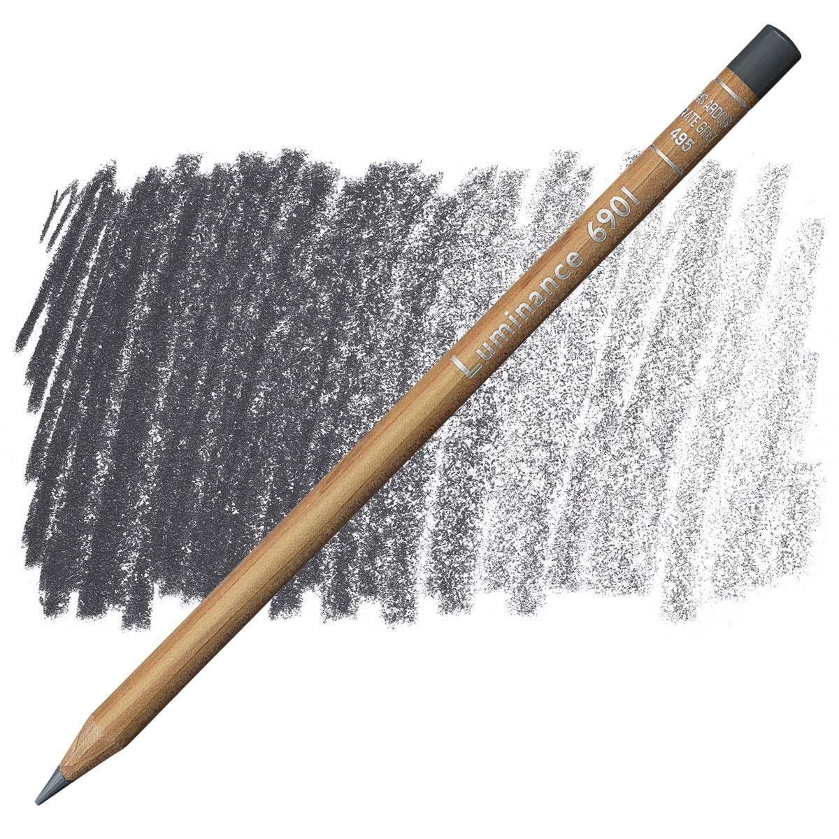 Caran d'Ache Luminance 6901 Pencil - 495 Slate Grey