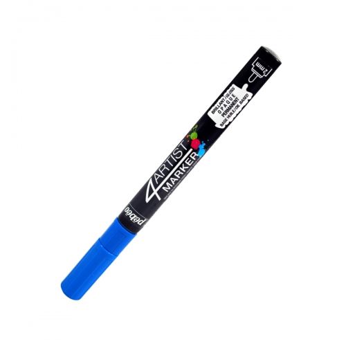 4 Artist Marker Oil Based Paint Fine Tip Pen - Dark Blue 2mm
