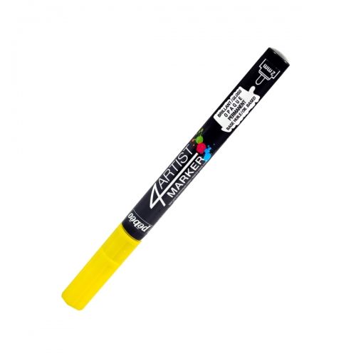 4 Artist Marker Oil Based Paint Fine Tip Pen - Yellow 2mm
