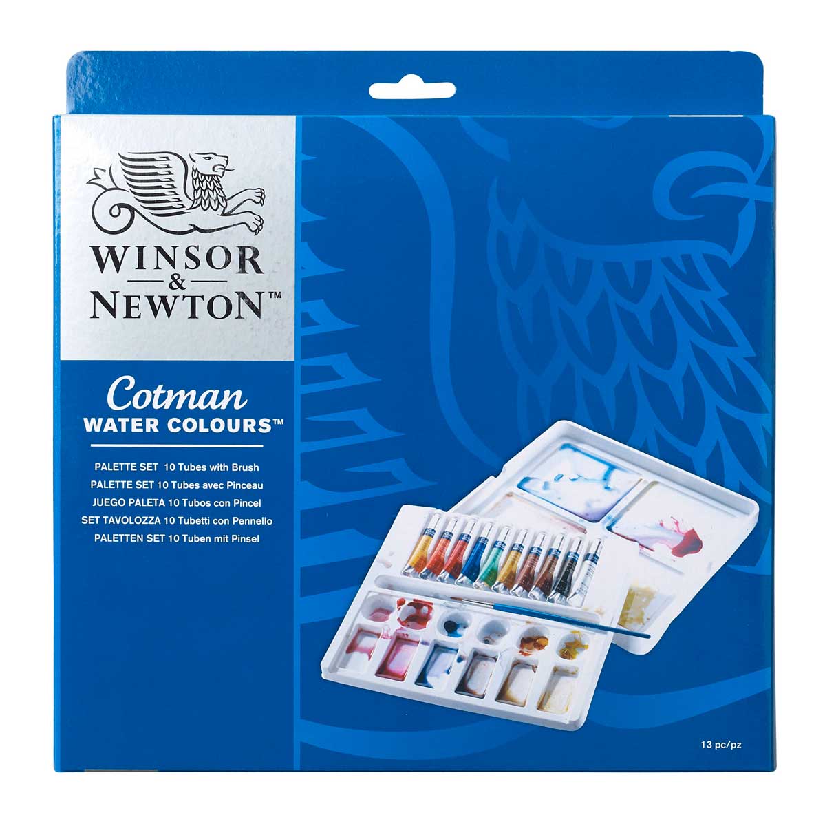 Winsor & Newton Cotman Water Colours Palette Set 10 x 8 ml tubes