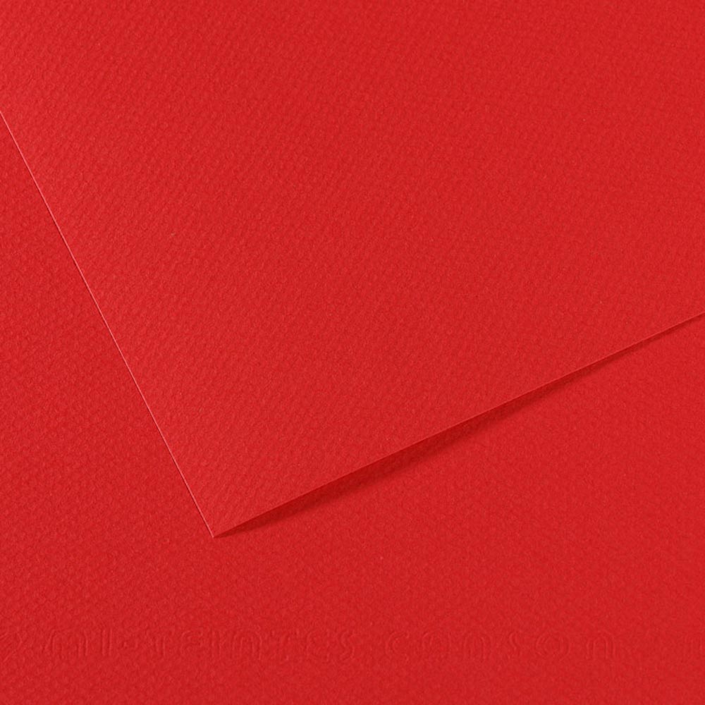 Mi-Teintes Pastel Paper 505 Red 19.5x 25.5 inch