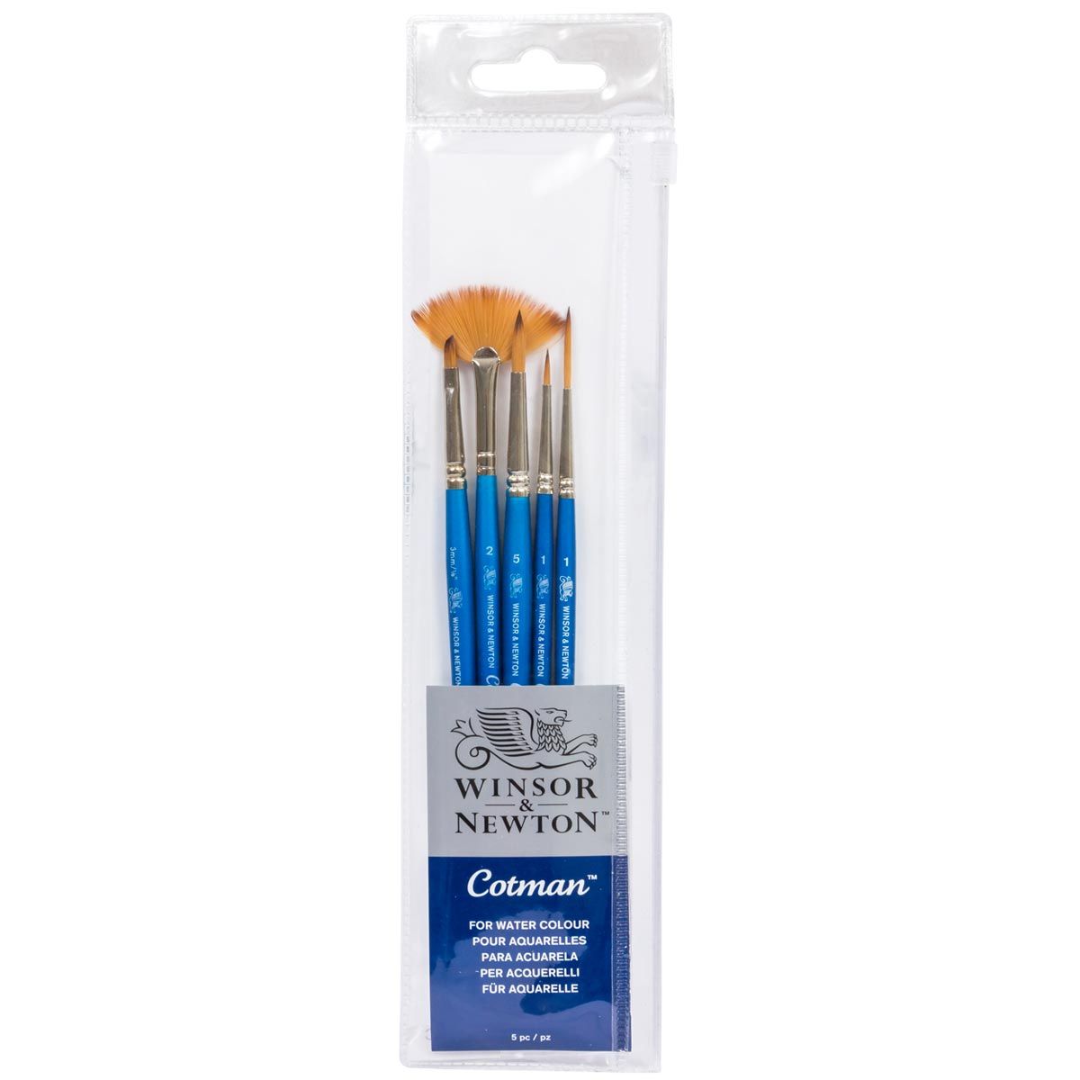 Winsor & Newton Cotman Watercolour Brush - 5pc Set