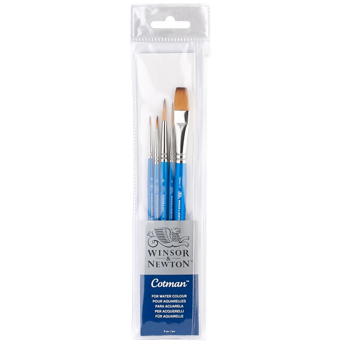 Winsor & Newton Cotman Watercolour Brush - 5pc Set