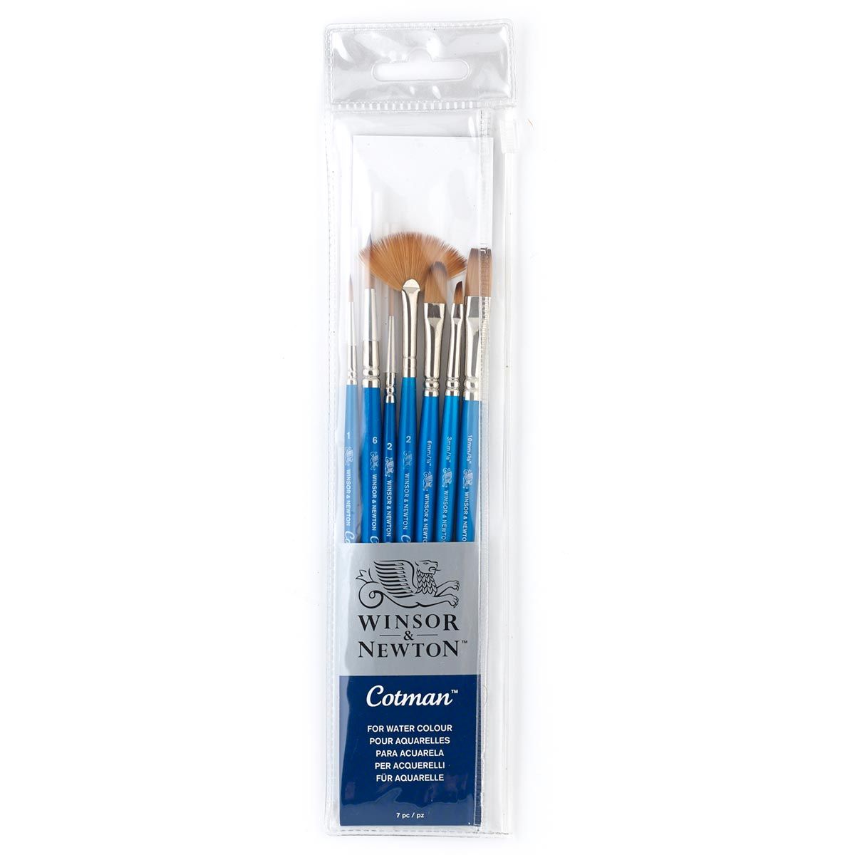 Winsor & Newton Cotman Watercolour Brush - 7pc Set