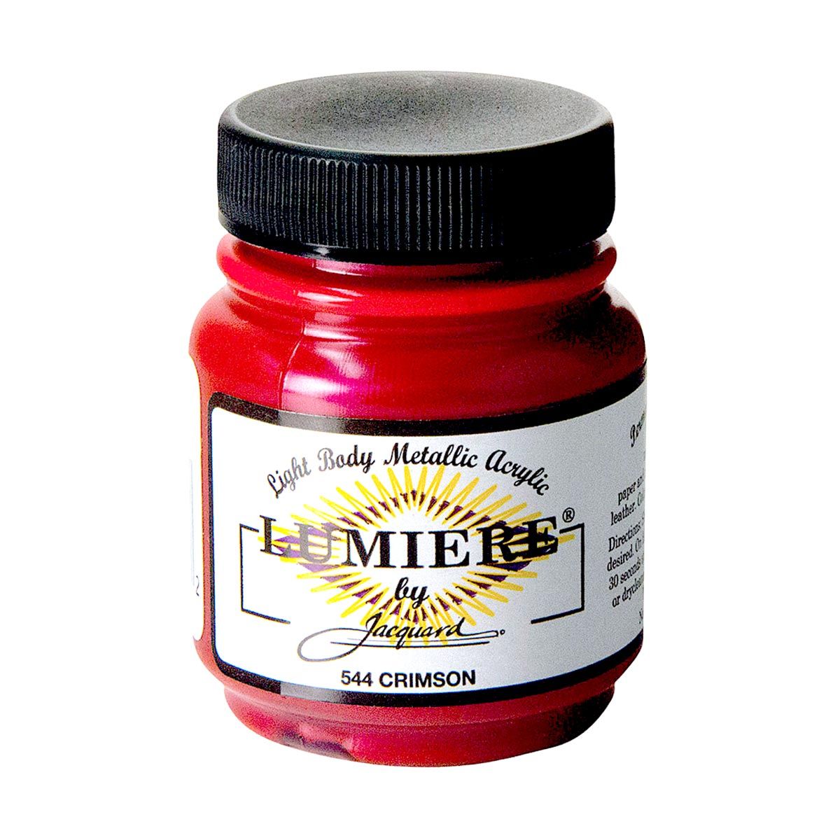 Jacquard Lumiere Acrylic 544 Crimson 2.25-oz Jar