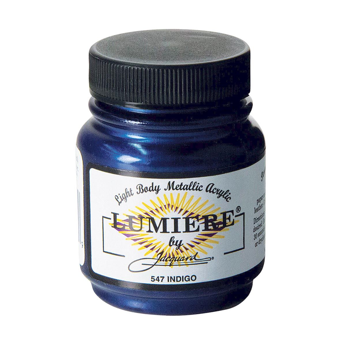 Jacquard Lumiere Acrylic 547 Indigo 2.25-oz Jar