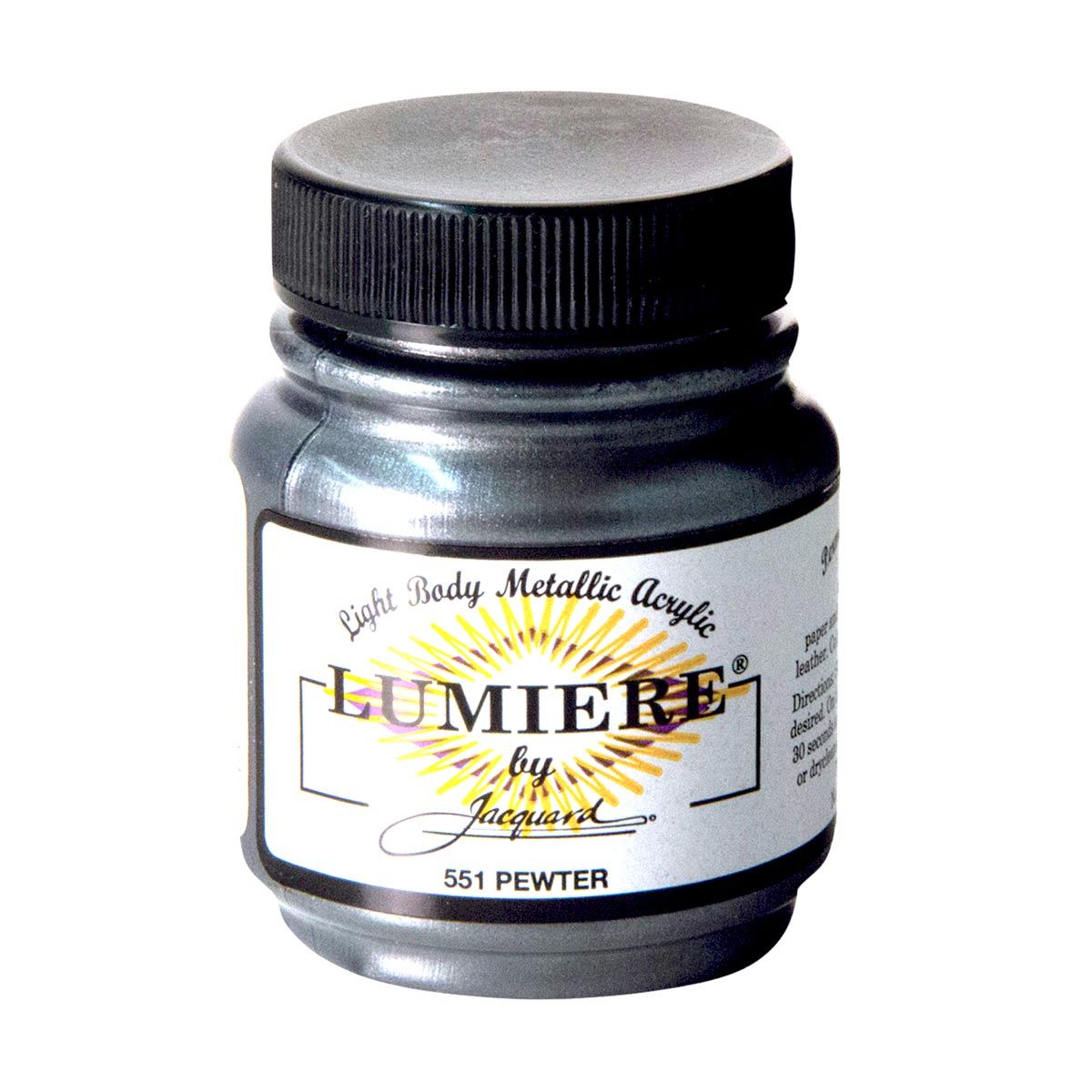 Jacquard Lumiere Acrylic 551 Pewter 2.25-oz Jar