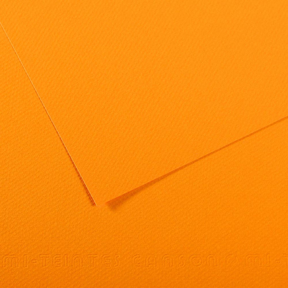 Mi-Teintes Pastel Paper 553 Cadmium Yellow Deep 19.5x 25.5 inch