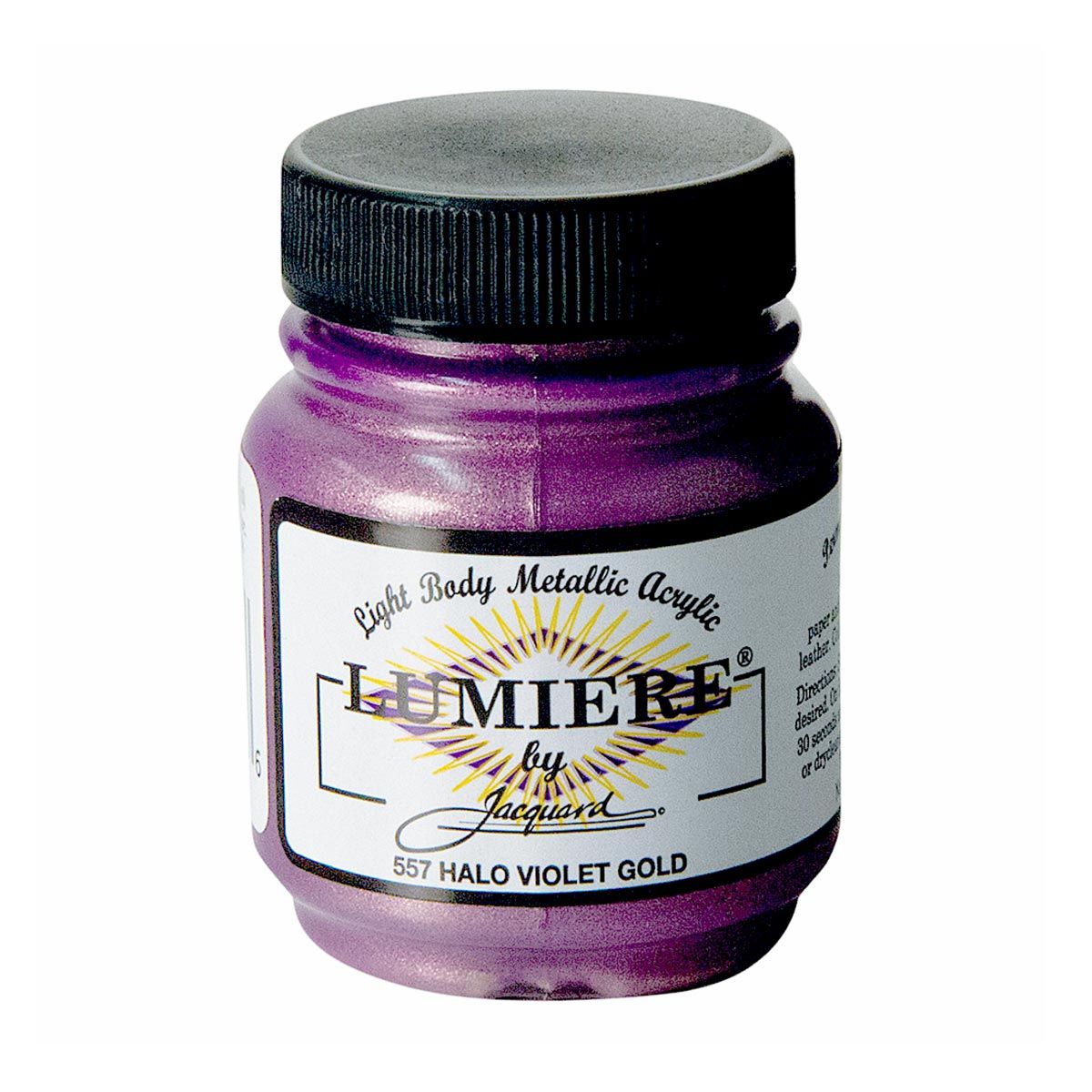 Jacquard Lumiere Acrylic 557 Halo Violet Gold 2.25-oz Jar