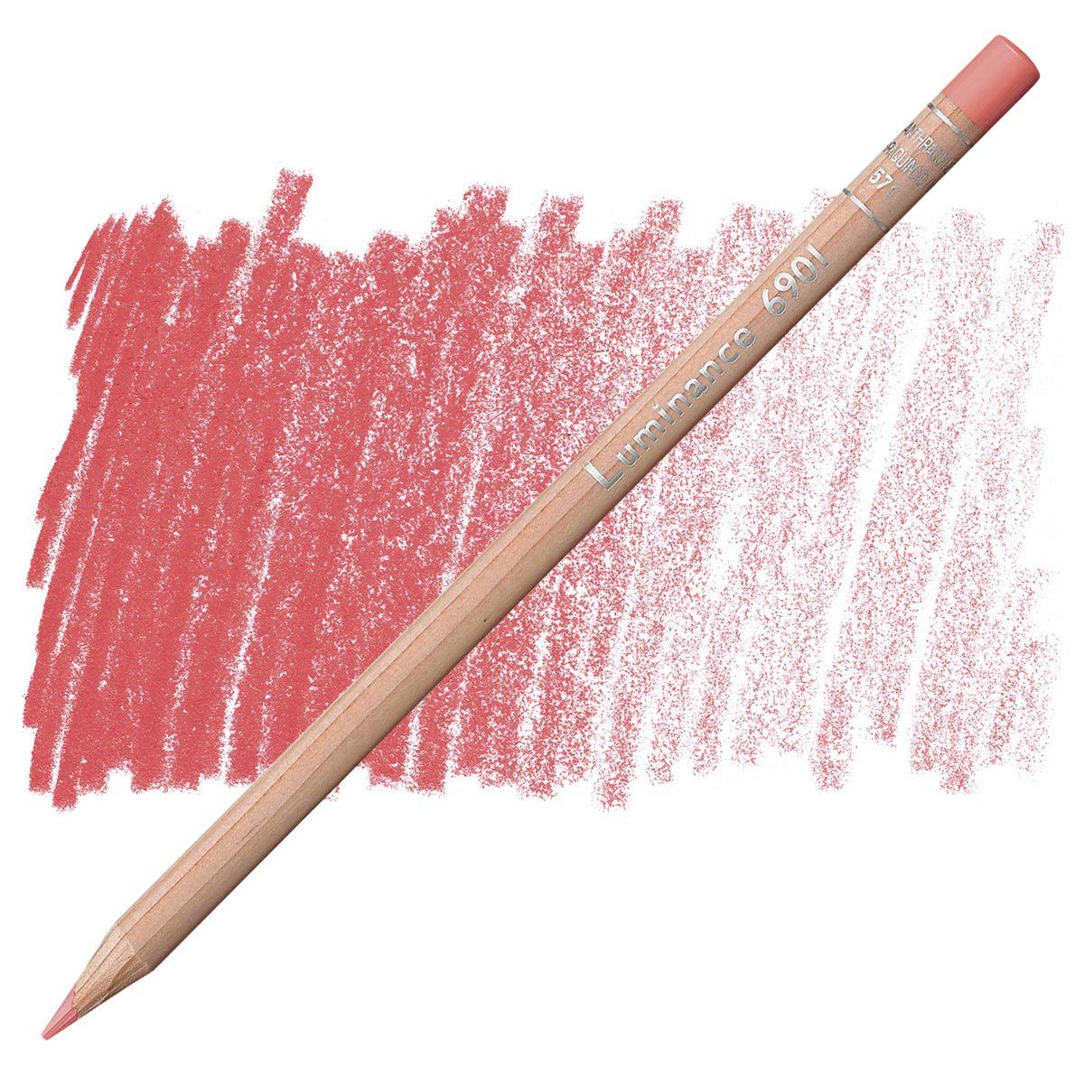Caran d'Ache Luminance 6901 Pencil - 571 Anthraquinoid Pink