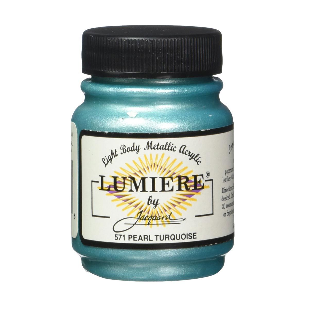 Jacquard Lumiere Acrylic 571 Pearl Turquoise 2.25-oz Jar