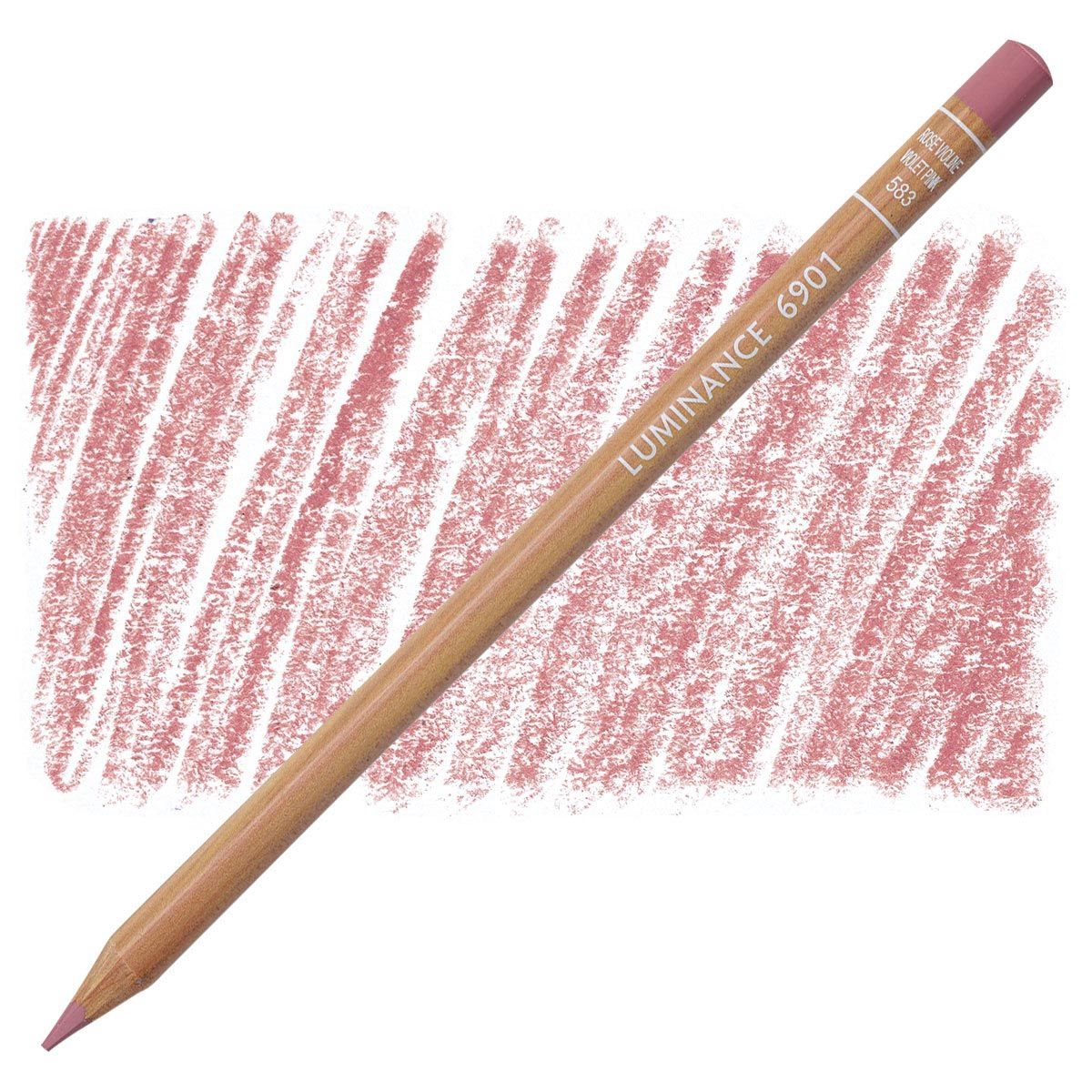 Caran d'Ache Luminance 6901 Pencil - 583 Violet Pink