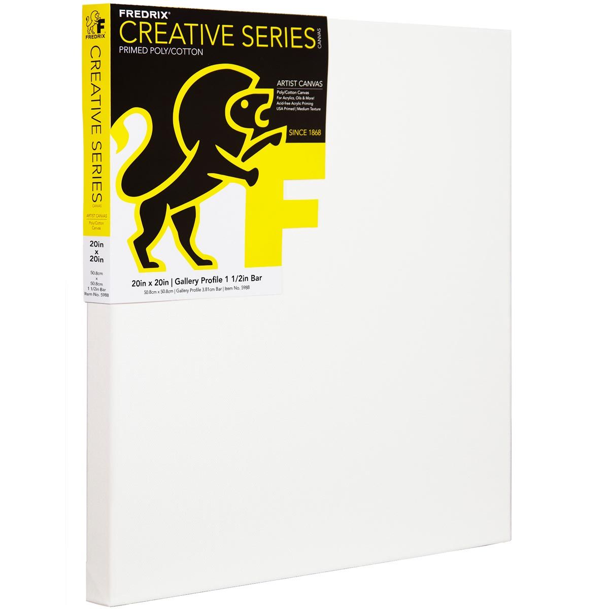 Creative Series Poly/Cotton Gallery Canvas 20in X 20in