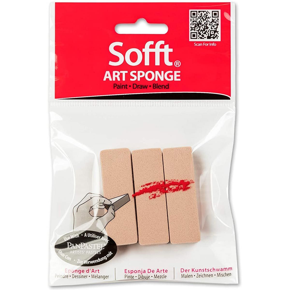 Sofft Tool Art Sponge Bar Flat Pack of 3