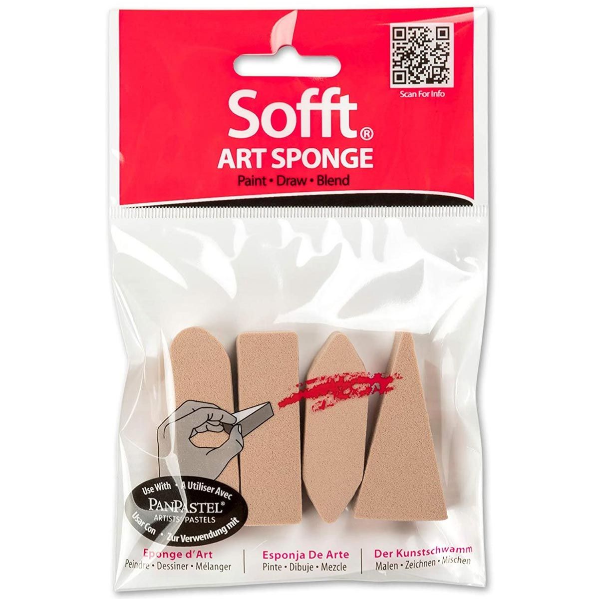 Sofft Tool Art Sponge Bars Mixed Pack of 4