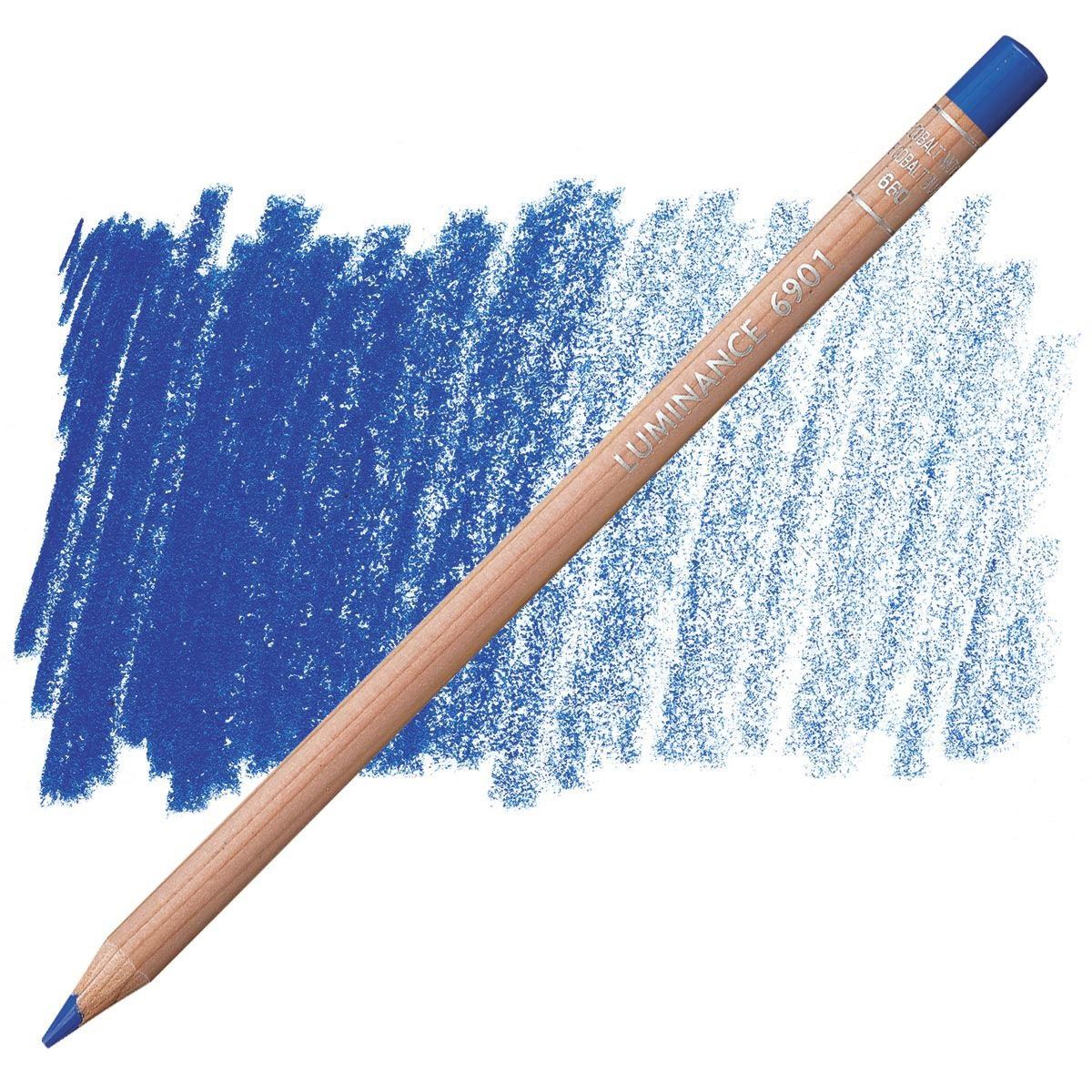 Caran d'Ache Luminance 6901 Pencil - 660 Middle Cobalt Blue