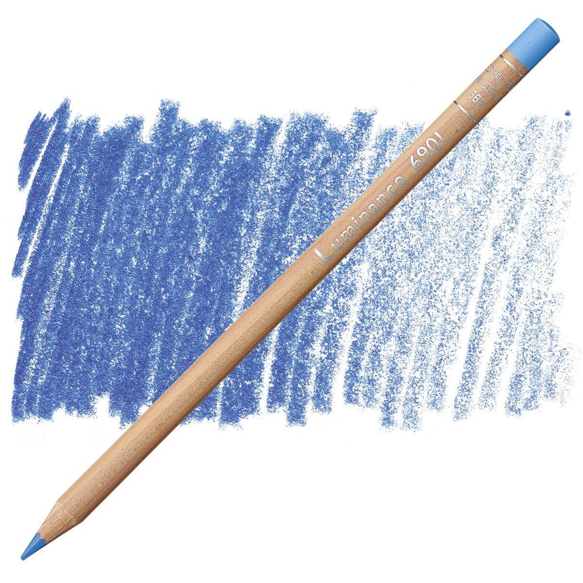 Caran d'Ache Luminance 6901 Pencil - 662 Cobalt Blue