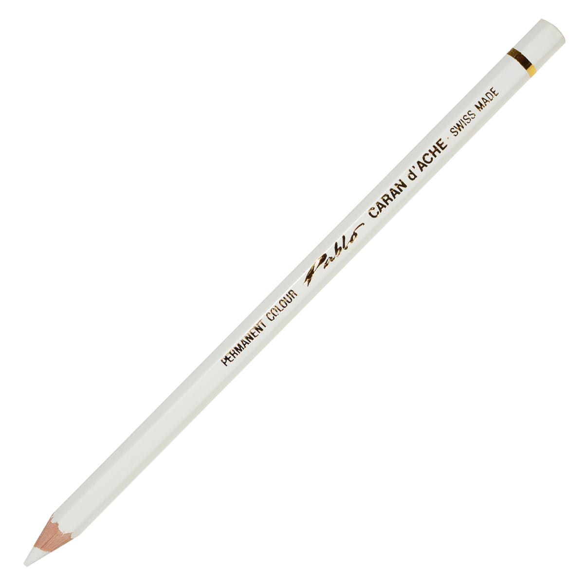 Caran d’Ache Pablo Coloured Pencil White 001