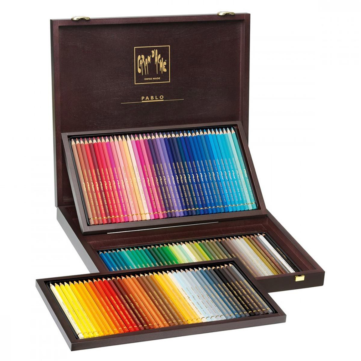Caran d’Ache Pablo Coloured Pencil Wooden Box Set of 120