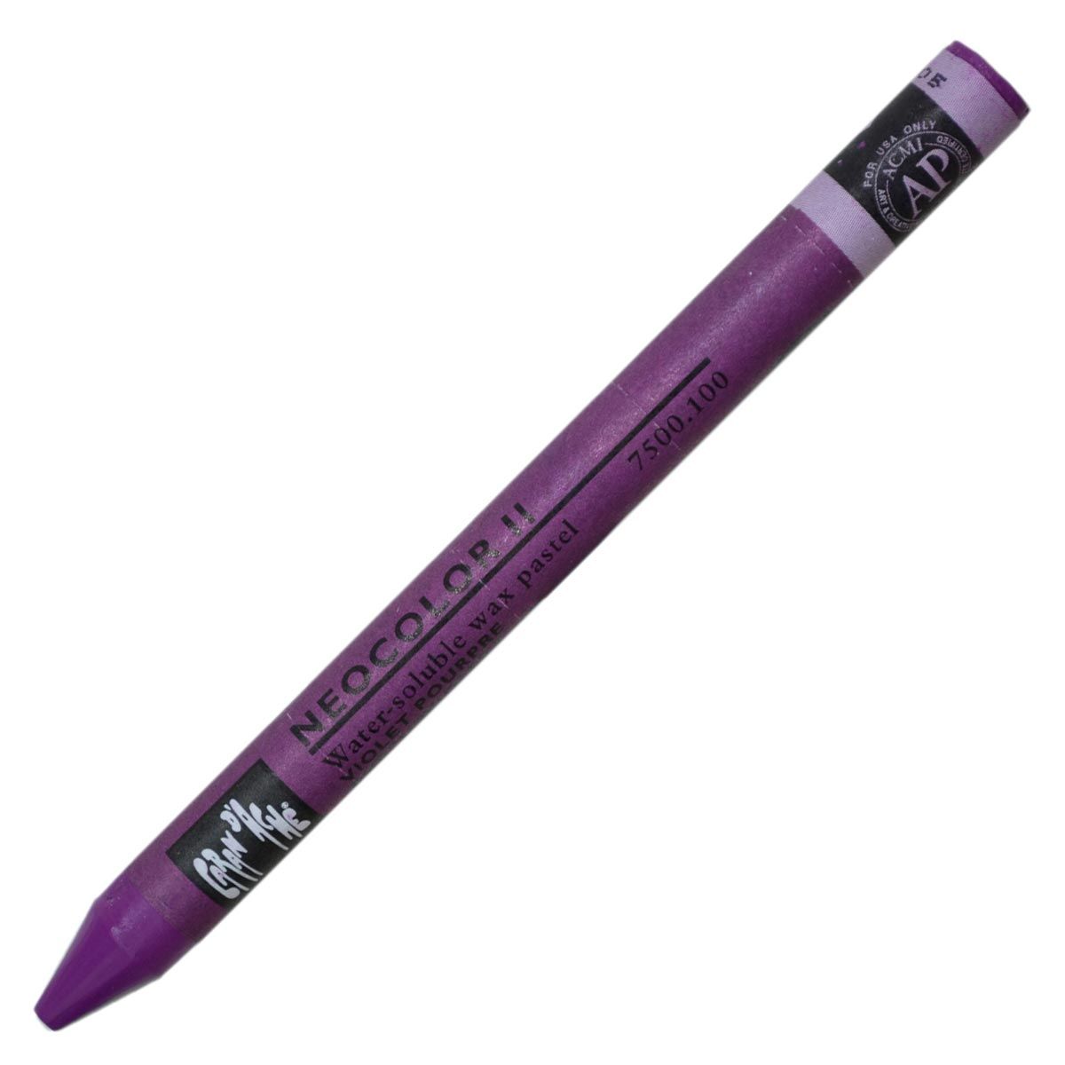 Neocolor II Aquarelle Artists’ Crayon - Purple Violet 100