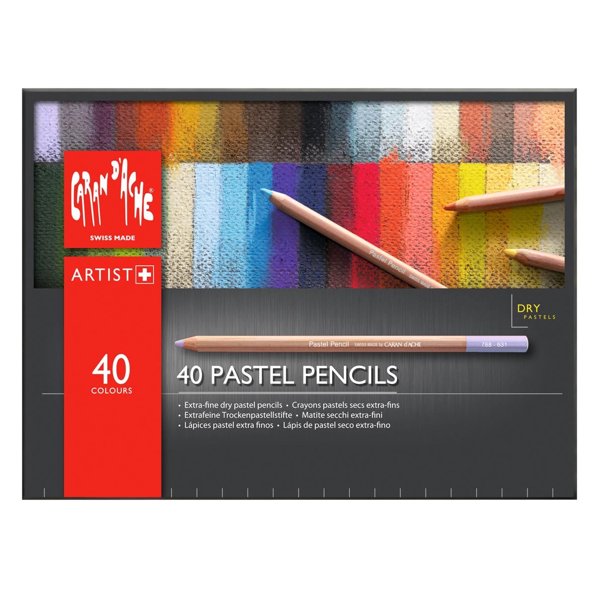 Caran d'Ache Pastel Set of 40 Pencils