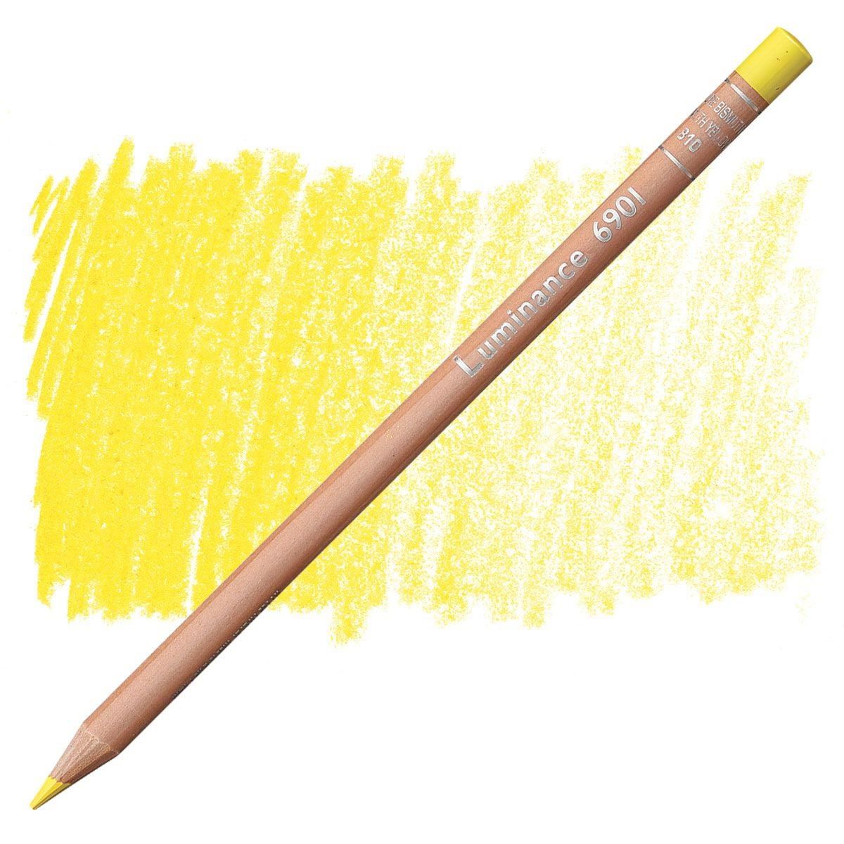 Caran d'Ache Luminance 6901 Pencil - 810 Bismuth Yellow