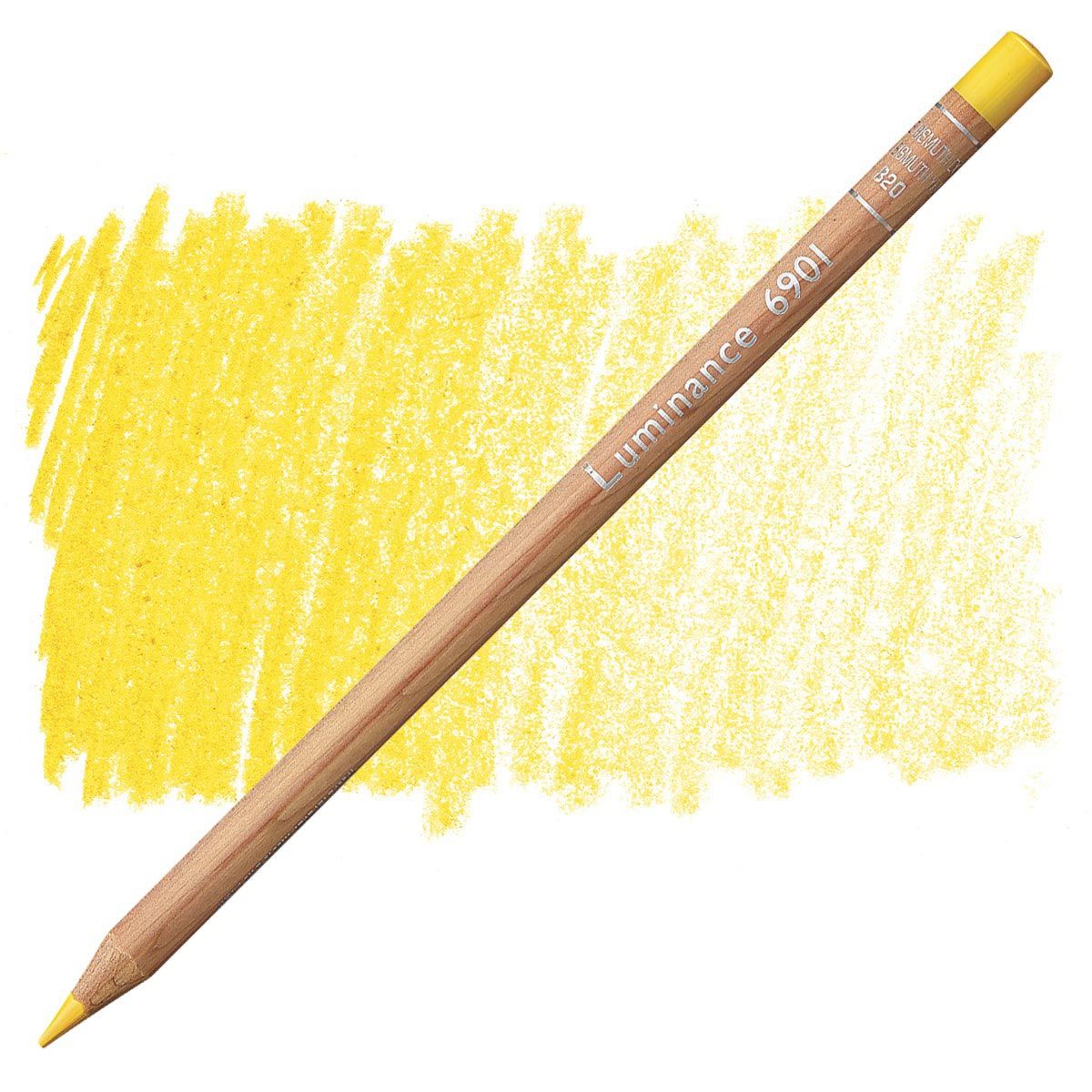 Caran d'Ache Luminance 6901 Pencil - 820 Golden Bismuth Yellow