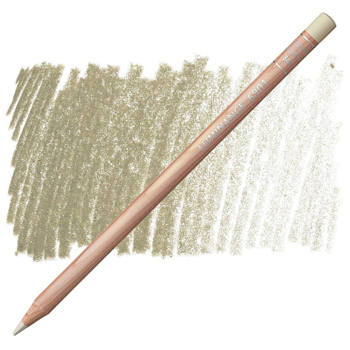 Caran d'Ache Luminance 6901 Pencil - 842 Raw Umber 10%