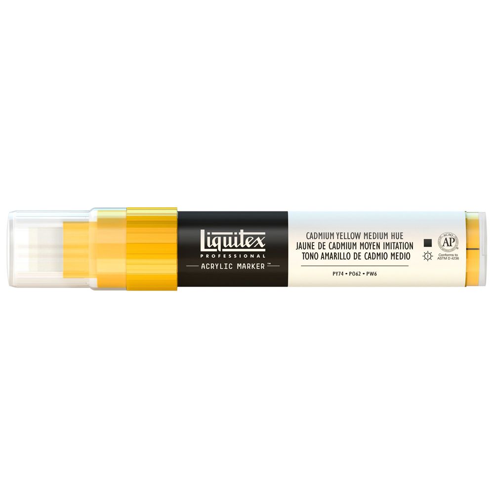 Liquitex Professional Wide Paint Marker - Cadmium Yellow Med Hue (8 to 15mm)