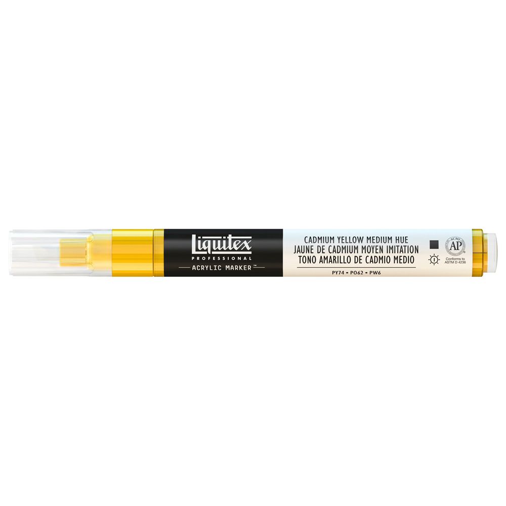 Liquitex Professional Fine Paint Marker - Cadmium Yellow Med Hue (2 to 4mm)